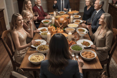 At Thanksgiving, My Sister Stood Up And Said, “Mom And Dad Are Signing The House Over To Me. You Don’t Get A Share.” Everyone Cheered. I Just Smiled And Said, “Dad, Should I Tell Them, Or Will You?” His Fork Slipped From His Hand. My Sister Froze And Asked, “Tell Us What?”