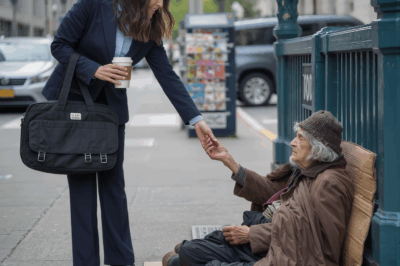 After The Divorce, I Started A New Job, And Every Day On My Way Home I Quietly Left A Few Dollars For An Elderly Woman Who Always Looked So Tired And Worn Out. One Day, When I Bent Down To Help Her Again, She Suddenly Grabbed My Hand And Whispered, “You’ve Done So Much For Me. Don’t Go Home Tonight. Stay At A Hotel, And Tomorrow I’ll Show You Something.”