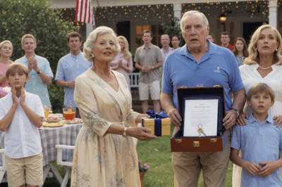 On My 73rd Birthday, My Husband Brought A Woman And 2 Children And Said To The Guests: “This Is My Second Family. I Hid Them For 30 Years!” Our Daughters Were Horrified, But I Smiled, Gave Him A Box, And Said, “I Knew. This Is For You.”  He Opened It, And His Hands Began To TREMBLE…