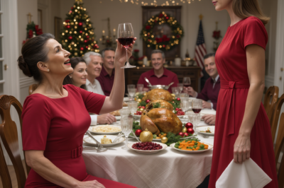 My Mom Looked At Me Across The Christmas Dinner Table And Said, “We’re Ashamed Of You,” Then Laughed Like It Was A Joke In Front Of Everyone. I Took A Breath, Stood Up, And Said One Thing That Made The Whole Room Go Silent. Mom’s Face Crumpled — And A Moment Later, She Was In Tears. She Couldn’t Stop Crying.